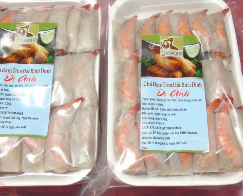 Chả ram tôm đất Bình Định tại q 1 Sài Gòn TPHCM