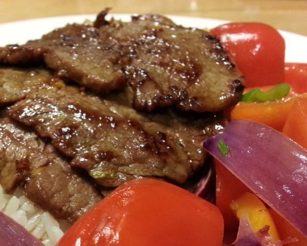 cách làm món thịt bò chiên tái