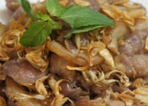 hướng dẫn làm món chân giò xào lăn